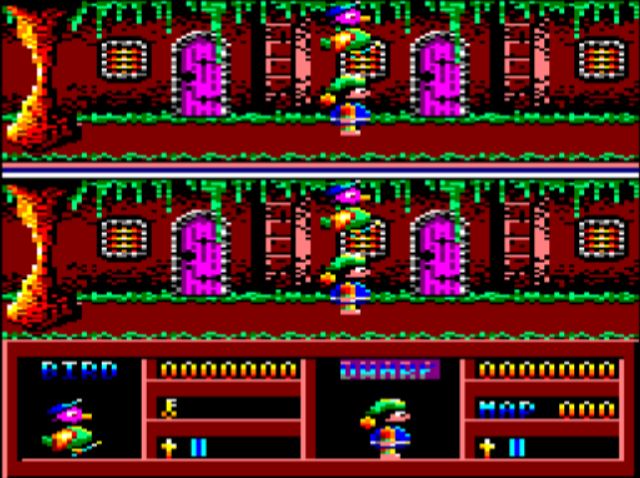 Dynamic Duo - Amstrad CPC game screenshot (1988) by Firebird